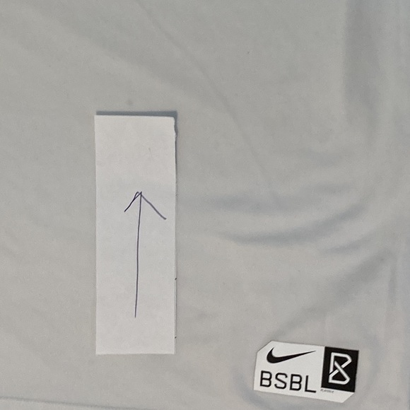 Nike BSBLWhite Dri Fit Athletic Cut T-Shirt - Large - Picture 6 of 11